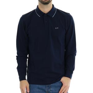 POLO SMALL STRIPE SUN68 BLU